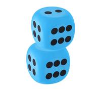 GARVALON 2piezas Dados De Espuma Eva Coloridos para Fiestas y Actividades Escolares