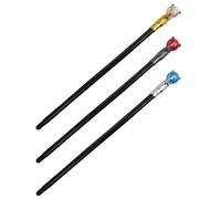 GARVALON 3 Piezas Cetros de Plástico Decorativos para Disfraz con Garras de Águila Accesorios para Fiesta y Halloween Bastones de Rey y Mago para Bailes y Representaciones