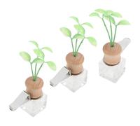 GARVALON 3piezas Difusor De Esencial Para Coche Botellas De Perfume Clip Para Rejilla De Ventilación Ambientador De Automóvil Aromatizante Duradero y Fácil De Instalar