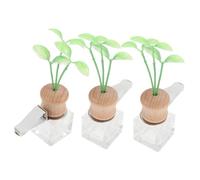 GARVALON 3piezas Difusor De Para Automóviles De Botellas De Vacías De Clip Para Ventilación Ambientador Para Aire Acondicionado Vehículos