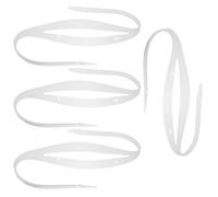 GARVALON 4 Correas de Silicona Transparentes Ajustables de Buceo Talla S, Banda Antideslizante para Gafas de Natación y Accesorios de Snorkel, Repuesto Cómodo y Resistente