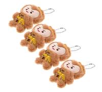 GARVALON 4 Llaveros De Peluche De Goku, Muñeco De Peluche, Colgante De Animal, Mono De Peluche, Llavero De Mono De Peluche, Mono De Peluche, Rey Mono