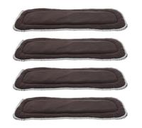 GARVALON 4 piezas Inserciones de Pañales de Bambú Ultrabsorventes Reutilizables y Secado Rápido para Bebés Portátil y Protección contra Fugas para Viajes y Uso Nocturno