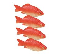 GARVALON 4piezas Peces De Simulación Realista Modelo De Pez Artificial De Juguete para Adorno De Pez Acuarios Escenario De Fotografía De Peces Simulados