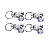 GARVALON 4piezas Rodillos De Metal para Cortinas Runners De Poleas Resistentes y Flexibles para Sistemas De Tracción De Cortinas De Techo Color De Accesorios Aleatorio