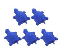 GARVALON 5 Piezas Piedras de Burbujas para Acuario Difusores de Aire Decorativos con Forma de Tortuga para Tanque de Peces Piedras Oxigenadoras Sumergibles para Decoración y Aireación