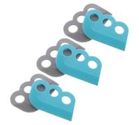 GARVALON 6 Cepillos Quitapelusas para Mascotas Reutilizables Cepillo Doble para Perros y Gatos Quitapelusas Portátil para Ropa Sofás y Tapicería Colores Verde y Gris 6 Piezas