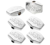GARVALON 6 Piezas Clavijas de Afinación para Guitarra Eléctrica Folk Metal con Bloqueo de Cuerdas Repuesto de Clavijero para Mangos de Perillas de Guitarra