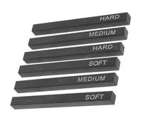 GARVALON 6 piezas Palitos para Dibujo Blandos Medios Duros para Esbozar y Sombrear Material Artístico para Estudiantes y Profesionales