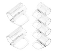 GARVALON 6 Piezas Tiradores Transparentes para Persianas Enrollables Clips Resistentes para Cortinas Plisadas Soporte Estable y Fácil Instalación Accesorios Duraderos para Cortinas