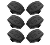 GARVALON 6Pcs Folk Electric Guitar Accessories Metal Guitar Knob Tuner Metal Tuning Pegs Afinador Para Electrica Tuning Key Perillas De Black