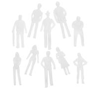 GARVALON 75 Modelo de Personas sin Pintar 27 MM Set de 50 Piezas para Diseño de Trenes Escenas y Paisajes Arquitectónicos