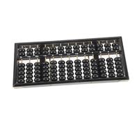 GARVALON Ábaco De Madera Aritmético Para Estudiantes, 13 Columnas 7 Cuentas, Tamaño Compacto, Estructura De Madera y Barras Metálicas, Herramienta Educativa Para Aprendizaje Escolar y Ejercicio Mental