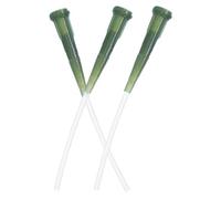 GARVALON Accesorios de Alimentación para Aves 3 Tubos de Plástico para Comedero Manual de Pájaros Jóvenes y Suministros de Crianza en Casa