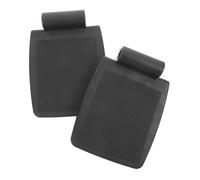 GARVALON Accesorios Silla de Ruedas Reposapiés para Silla de Ruedas, Pp Negro, 2 Piezas Adaptador 22mm, Soporte Seguro