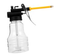 GARVALON Aceitera Bomba Manual de Aceite 250 Ml Transparente Manguera Ajustable para Mantenimiento de Vehículos y Bicicletas en Garaje y Taller