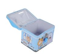 GARVALON Alcancía De Cerdito De Dibujos Animados con Cerradura Casa Decoración Adorable y