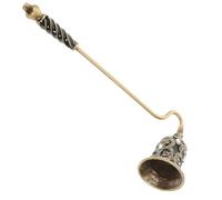 GARVALON Apagador de Velas con Diseño de Flores y Rhinestones Accesorio Seguro y Portátil con Mango para Extinguir Velas sin Humo Decoración del Hogar