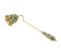 GARVALON Apagavelas Manual Esmaltado con Diseño de Extinguidores de Mecha Vintage para Cuidado Seguro de Velas Navidad y Decoración Rústica Elegante