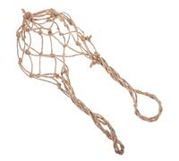 GARVALON Bolsa de Malla Reutilizable para Frutas y Verduras, Tejido de Cuerda de Cáñamo, Capacidad 5 Kg, Bolsa Transpirable para Almacenamiento de Alimentos Frescos, Adecuado