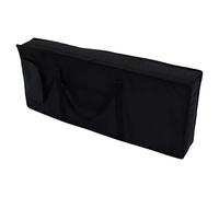 GARVALON Bolsa para Teclado de Piano de 61 Teclas, Funda Acolchada de Oxford Negra, Bolso de Mano Resistente para Almacenamiento y Transporte en Exteriores