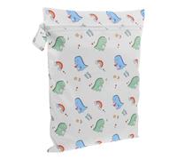 GARVALON Bolsas de Pañales Impermeables Resistentes al Agua para Almacenamiento de Pañales para Viajes Playa y Piscina con Cremallera para Cambiar