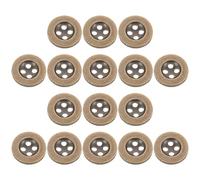 GARVALON Botones Artesanales Vintage para Ropa y Proyectos de Costura, 100 Piezas de Cuatro Ojos para Trajes, Cinturones y Decoración de Prendas