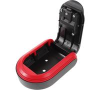 GARVALON Caja de Seguridad para Llaves Pequeña Código Ajustable, Resistente para Exterior, Montaje en Pared, Caja Llave Oculta y Protección contra Manipulaciones, 1 Pieza Roja para Control