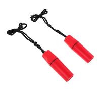 GARVALON Caja para Playa y Actividades al Aire Libre Contenedor Cilíndrico Sellado Resistente al Agua y Arena Kit 2 Piezas Color Rojo Almacenamiento Seguro para Kayak y Snorkel