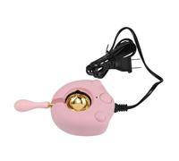GARVALON Calentador Eléctrico de Sellos de Cera Rosa con Control de Temperatura, Kit Fundidor de Lacre Rápido y Seguro para Manualidades y Sellado Artístico