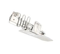 GARVALON Carpeta de Encuadernación Doble Plegado para Máquina de Coser Industrial Acero Inoxidable Accesorio para Dobladillos y Bordes Compatible con Bordes para Costura Profesional y