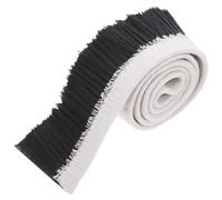 GARVALON Cepillo Antipolvo para Husillo de Fresadora Cnc Tira de Cepillo de Lona Negra de 70 MM de Ancho Accesorio para Máquina de Grabado de Madera Herramienta de Limpieza Eficaz para