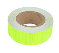 GARVALON Cinta de Advertencia Reflectante Luminosa Amarilla de Cinta Adhesiva de Seguridad para la Visibilidad Emergencias Resistente la Olor
