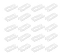 GARVALON Clip de Fijación para Cable de Extensión de 20 Piezas Soporte de Cable para Modelos RC de Avión Barco y Coche Clip de Sujeción de Plástico para Gestión Ordenada y