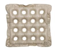 GARVALON Cojín Asiento Inflable Cuadrado Beige para Hogar Antiescaras y Resistente la Humedad Alivio de Presión y Mejora Circulación para Sillas y Suelos Versátil para Interiores y