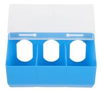 GARVALON Comedero Colgante de Plástico Resistente y Anti-Salpicaduras Tapa para para Palomas y Pájaros Pequeños Adecuado para Alimentación en Jaulas y Exteriores