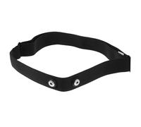 GARVALON Correa Pectoral Sensor para Monitor de Frecuencia Cardíaca Banda Elástica Ajustable de Tejido Suave Compatible para Deporte y Fitness Cinta Pulsómetro Pecho Negra Correa