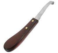 GARVALON Cortador de Pezuñas de Acero Inoxidable para Diestros Cuchillo Compacto de Doble Filo para Reparación de Cascos Herramienta Ergonómica y Resistente al Desgaste para Uso Agrícola