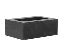 GARVALON Crisol de Grafito para Fundición de Lingotes 50×30×20 Mm Molde de Fundición de Metal Resistente a Altas Temperaturas para Joyería y Laboratorio 200 G