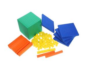 GARVALON Cubos Matemáticos de Espuma Eva para Niños, Juego de Bloques Numéricos Educativos de 1 Unidad, Modelo de Aprendizaje para Escuela Primaria, Manipulación Matemática y Actividades