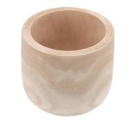 GARVALON Cuenco Decorativo de Madera con Borde Liso Bol para Llaves y Frutas Organizador Redondo para Mesa de Entrada Centro de Mesa Elegante para Salón y Dormitorio