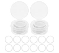 GARVALON Diafragmas de Flauta Kazoo de Pe 60 Unidades, Películas Delgadas y Duraderas para Instrumentos Musicales, Pack Profesional para Reemplazo y Suministros Kazoo, Accesorios