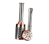 GARVALON Dispositivo Facial de Moxibustión y Calor Grande Herramienta Manual para Masaje y Vapor para Rostro y Cuello Salones de Belleza y Terapias de Bienestar