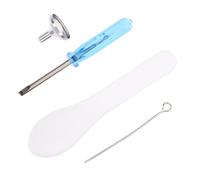 GARVALON Embudos Mini para Rellenar Joyería Cremación y Urnas Pequeñas Kit de Llenado con Embudo Cuchara y Destornillador Azul Acero Inoxidable y Plástico para Cenizas Humanas y Mascotas