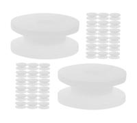 GARVALON Engranajes Pequeños para Juguetes y Bricolaje, Polea De 9,3 Mm, 50 Piezas De Plástico Multifuncionales para Niños, Suministro para Proyectos DIY y Robótica Educativa