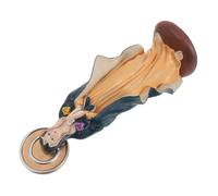 GARVALON Estatua Pequeña de María Católica de Resina Escultura Bendecida para Decoración Religiosa Mesa Regalo Navideño para Iglesia y Hogar Figura Miniatura de Nuestra Señora
