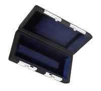 GARVALON Estuche Compacto para Cabezales de Flauta de Cuero Soporte para Boquilla de Flauta Caja Protectora Portátil para Transporte y Almacenamiento Seguro en Viajes y Práctica Musical