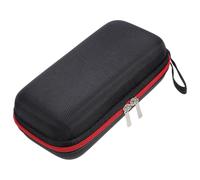 GARVALON Estuche Portátil Negro para Glucómetros y Medidores de Ácido Úrico Bolsa de Almacenamiento Acolchada para Pequeños Maletín Ligero para Viaje y Uso Doméstico