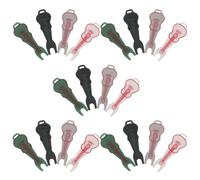 GARVALON Extractor de Clavijas para Guitarra y Ukelele Kit de 20 Piezas Metálicas en Colores y Herramienta Resistente para Extracción Segura de Postes de Puente Adecuado para