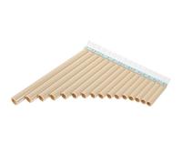 GARVALON Flautas de Pan Multifunción de Resina Abs Color Blanco para Educación Musical, Bien Pulidas y Seguras, Ideales para Estudiantes y Principiantes